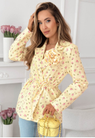 Kwiecista Sako z paskiem i różą Macarena žlutá