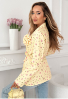 Kwiecista Sako z paskiem i różą Macarena žlutá