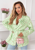 Kwiecista Sako z paskiem i różą Macarena žlutá