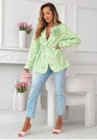 Kwiecista Sako z paskiem i różą Macarena žlutá