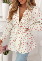 Kwiecista Sako z paskiem i różą Macarena žlutá