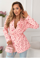 Kwiecista Sako z paskiem i różą Macarena žlutá