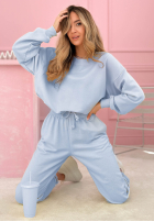 Tepláková souprava Mikina i Kalhoty Denise banánový