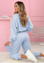 Tepláková souprava Mikina i Kalhoty Denise banánový