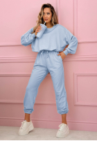 Tepláková souprava Mikina i Kalhoty Denise banánový