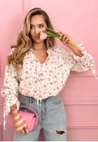 Kwiecista Halenka z wiązaniem Nellie Bílá