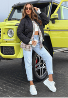 Krátká Prošívaná Bunda Mirella černá