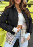 Krátká Prošívaná Bunda Mirella černá