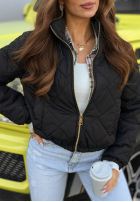 Krátká Prošívaná Bunda Mirella černá