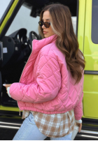 Krátká Prošívaná Bunda Mirella černá