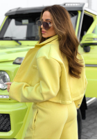 Tepláková souprava Mikina, Kalhoty i top 3in1 Almost There velbloudí