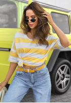 Kalhoty džínové  mom fit Tabitha modré