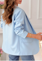 klasický Sako Premium blankytná  II