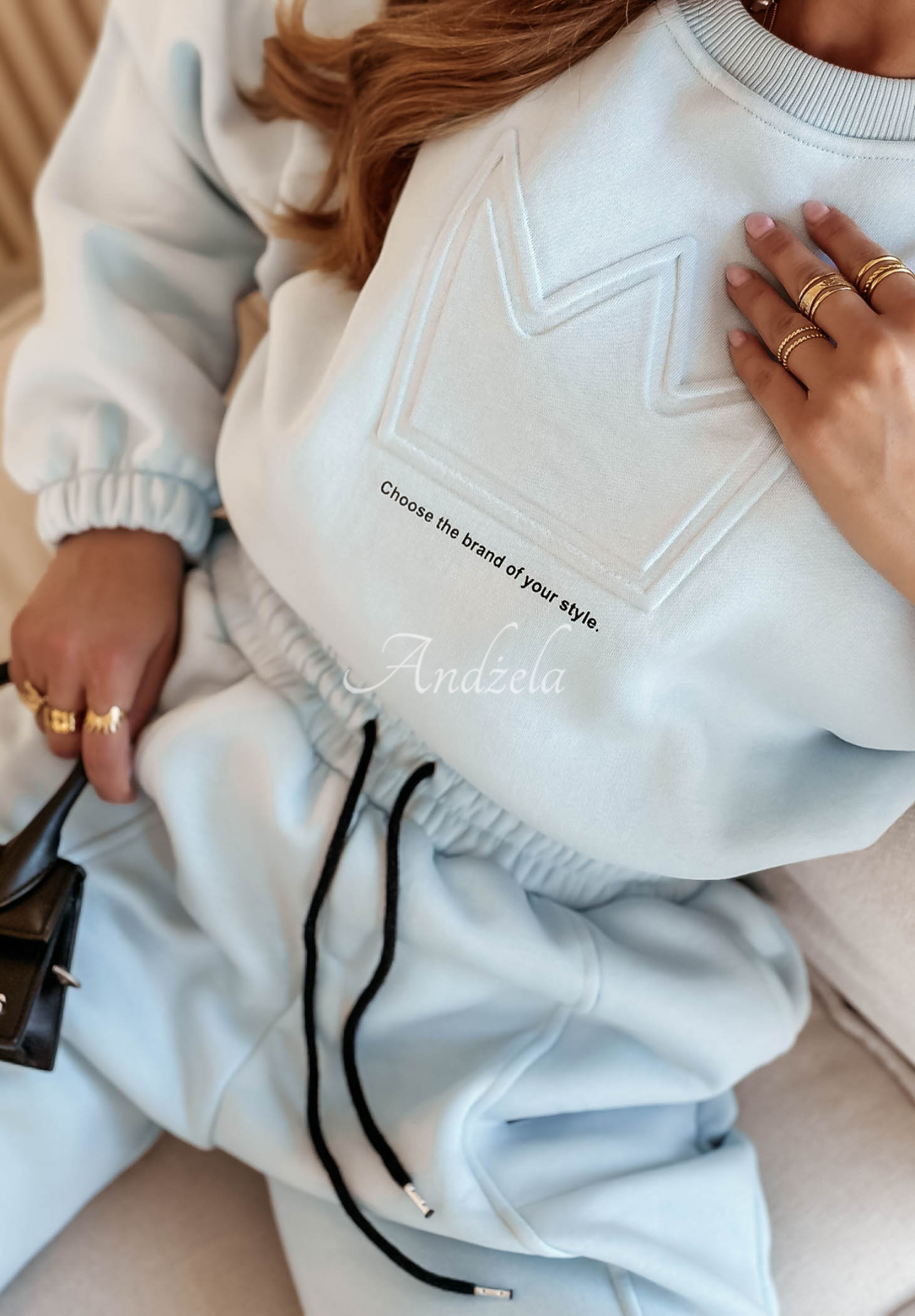 Tepláková souprava Queen blankytný