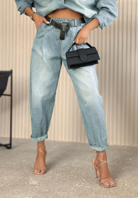 Dž&iacute;ny balloon Alessia světle modr&eacute;