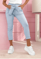 materiálové Kalhoty Archie béžové