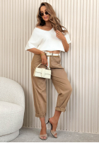 Lehký Svetr z dekoltem Summer Daydream ecru