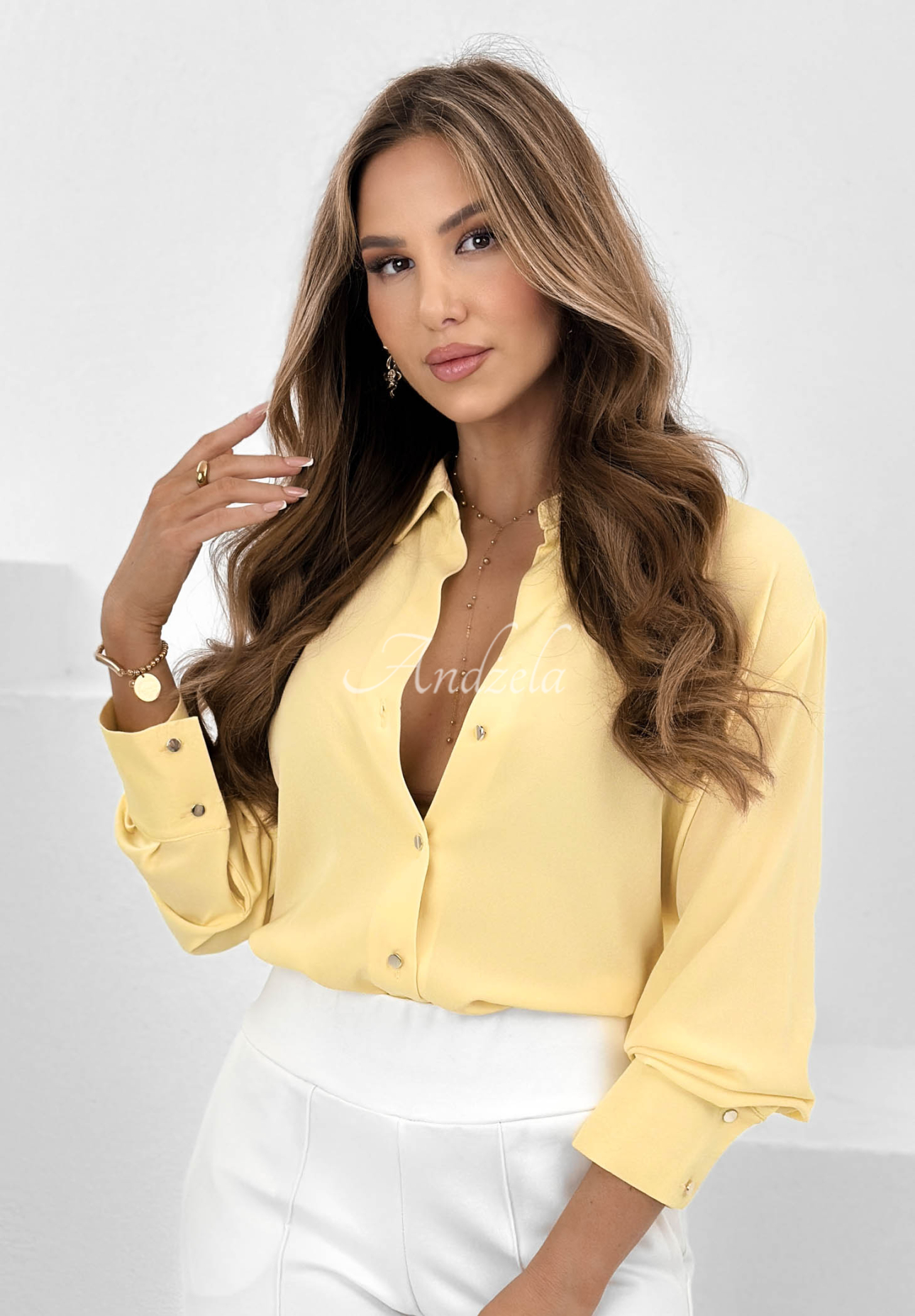 Košile Doing Great banánová