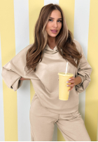 Tepláková souprava Remember About You ecru