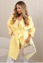 Kabát Not By Chance Bílá