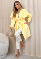 Kabát Not By Chance Bílá