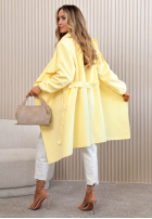 Kabát Not By Chance Bílá