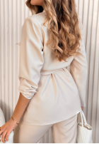 Souprava Sako i Kalhoty Old News ecru