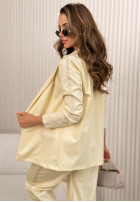 Dresowy garnitur damski z lampasami Self Respect čokoládový