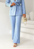 Garnitur damski z kwiatkiem Tessa růžový