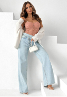 Koronkowe body na ramiączkach Persephone černé