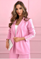 Dresowy garnitur damski z lampasami Self Respect čokoládový