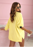 Mikina oversize Active Queens ecru