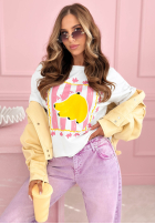 Tričko z nadrukiem Hey Banana Bílá