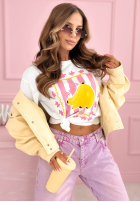 Tričko z nadrukiem Hey Banana Bílá