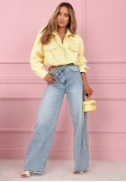 Kalhoty džínové  wide leg Denim Story modré