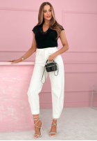 Bawełniana Halenka z koronką Calissa Bílá