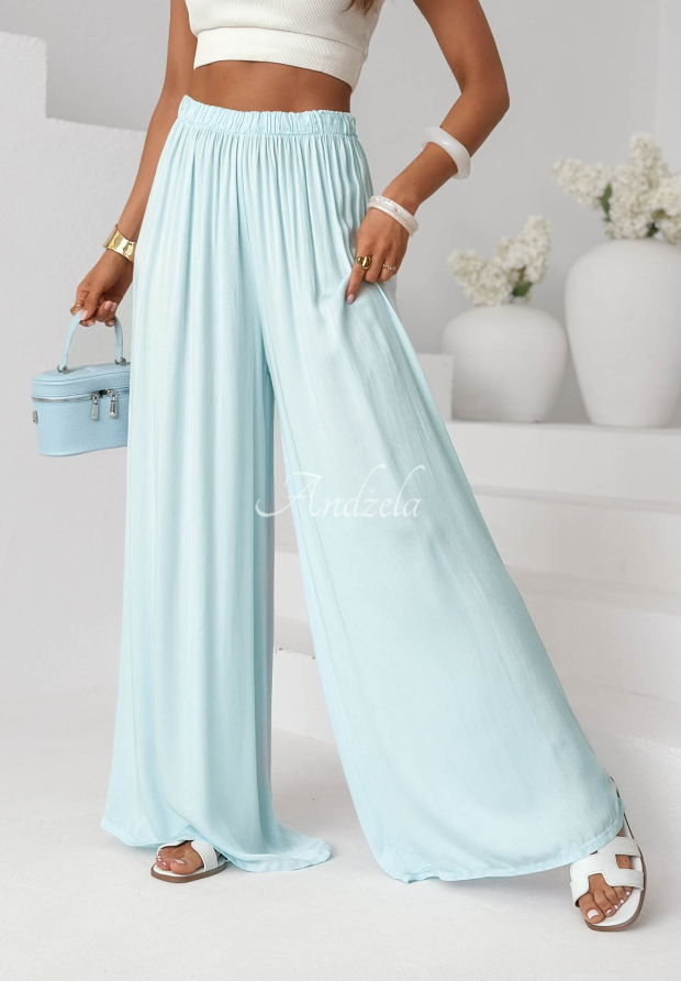 Visk&oacute;zov&eacute; kalhoty wide leg Letter To Summer blankytn&eacute;