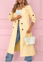 Dlouhý Kabát trencz Miraldi růžový