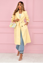 Dlouhý Kabát trencz Miraldi růžový