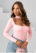 Body z chokerem Dreamy Day žluté