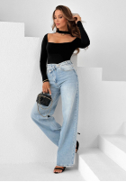 Body z chokerem Dreamy Day žluté