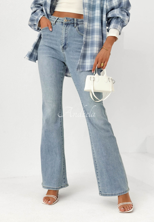 Zvonov&eacute; dž&iacute;ny Denim Elegance modr&eacute;