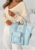 Skórzana Kabelka Georgina pudrová růžová