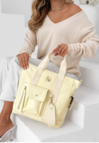 Skórzana Kabelka Georgina pudrová růžová