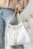 Skórzana Kabelka Celestia Bílá