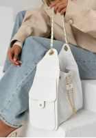 Skórzana Kabelka Celestia Bílá