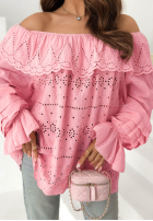 Ażurowa Halenka španělština boho Pretty Sunshine béžová