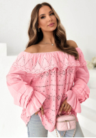 Ażurowa Halenka španělština boho Pretty Sunshine béžová