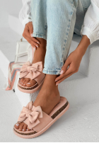 Žabky  z kokardką Ismeralda černé