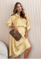 Satynowa Košile w Bodky  Ciao Felicita žlutá